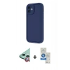 MARSİLYAN™- iPhone 11 Kılıf Yankı Yansıma Özel Seri - Şeffaf Royal Nano Ekran Koruyucu + Raze Metal Kamera Lens - KI