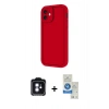 MARSİLYAN™- iPhone 11 Kılıf Yankı Yansıma Özel Seri - Şeffaf Royal Nano Ekran Koruyucu + PVD Metal Kamera Lens - MI