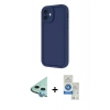 MARSİLYAN™- iPhone 11 Kılıf Yankı Yansıma Özel Seri - Şeffaf Royal Nano Ekran Koruyucu + Raze Metal Kamera Lens - MI