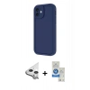 MARSİLYAN™- iPhone 11 Kılıf Yankı Yansıma Özel Seri - Şeffaf Royal Nano Ekran Koruyucu + Raze Metal Kamera Lens - GS