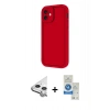 MARSİLYAN™- iPhone 11 Kılıf Yankı Yansıma Özel Seri - Şeffaf Royal Nano Ekran Koruyucu + Raze Metal Kamera Lens - GS