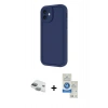 MARSİLYAN™- iPhone 11 Kılıf Yankı Yansıma Özel Seri - Şeffaf Royal Nano Ekran Koruyucu + Yeşil Pers Alüminyum Kamera Lens