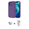 MARSİLYAN™- iPhone 11 Kılıf Yankı Yansıma Özel Seri - Şeffaf Uv Polymer Nano Ekran Koruyucu + Pers Alüminyum Kamera Lens - GI