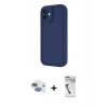 MARSİLYAN™- iPhone 11 Kılıf Yankı Yansıma Özel Seri - Şeffaf Uv Polymer Nano Ekran Koruyucu + Pers Alüminyum Kamera Lens - GI