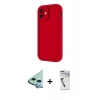 MARSİLYAN™- iPhone 11 Kılıf Yankı Yansıma Özel Seri - Şeffaf Uv Polymer Nano Ekran Koruyucu + Raze Metal Kamera Lens - MI