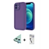 MARSİLYAN™- iPhone 11 Kılıf Yankı Yansıma Özel Seri - Şeffaf Uv Polymer Nano Ekran Koruyucu + Raze Metal Kamera Lens - MI