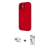 MARSİLYAN™- iPhone 11 Kılıf Yankı Yansıma Özel Seri - Şeffaf Uv Polymer Nano Ekran Koruyucu + Pers Alüminyum Kamera Lens - GD