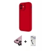 MARSİLYAN™- iPhone 11 Kılıf Yankı Yansıma Özel Seri - Şeffaf Uv Polymer Nano Ekran Koruyucu + Raze Metal Kamera Lens - SH