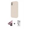 MARSİLYAN™- iPhone 11 Kılıf Yankı Yansıma Özel Seri - Şeffaf Uv Polymer Nano Ekran Koruyucu + Raze Metal Kamera Lens - SH