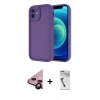 MARSİLYAN™- iPhone 11 Kılıf Yankı Yansıma Özel Seri - Şeffaf Uv Polymer Nano Ekran Koruyucu + Raze Metal Kamera Lens - SH