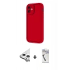 MARSİLYAN™- iPhone 11 Kılıf Yankı Yansıma Özel Seri - Şeffaf Uv Polymer Nano Ekran Koruyucu + Raze Metal Kamera Lens - GS