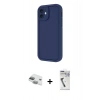MARSİLYAN™- iPhone 11 Kılıf Yankı Yansıma Özel Seri - Şeffaf Uv Polymer Nano Ekran Koruyucu + Pers Alüminyum Kamera Lens - YL