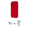MARSİLYAN™- iPhone 11 Kılıf Yankı Yansıma Özel Seri - Şeffaf Uv Polymer Nano Ekran Koruyucu + Pers Alüminyum Kamera Lens - YL