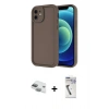 MARSİLYAN™- iPhone 11 Kılıf Yankı Yansıma Özel Seri - Şeffaf Uv Polymer Nano Ekran Koruyucu + Pers Alüminyum Kamera Lens - YL