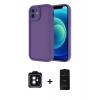 MARSİLYAN™- iPhone 11 Kılıf Yankı Yansıma Özel Seri - Siyah 6D Antistatik Mat Seramik Hayalet Nano Ekran Koruyucu + Siyah PVD Metal Kamera Lens