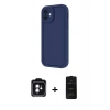 MARSİLYAN™- iPhone 11 Kılıf Yankı Yansıma Özel Seri - Siyah 6D Antistatik Mat Seramik Hayalet Nano Ekran Koruyucu + PVD Metal Kamera Lens - YL
