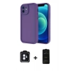 MARSİLYAN™- iPhone 11 Kılıf Yankı Yansıma Özel Seri - Siyah 6D Antistatik Mat Seramik Hayalet Nano Ekran Koruyucu + PVD Metal Kamera Lens - MI
