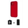 MARSİLYAN™- iPhone 11 Kılıf Yankı Yansıma Özel Seri - Siyah 6D Antistatik Mat Seramik Hayalet Nano Ekran Koruyucu + PVD Metal Kamera Lens - TU