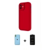 MARSİLYAN™- iPhone 11 Kılıf Yankı Yansıma Özel Seri - Siyah 6D Antistatik Mat Seramik Hayalet Nano Ekran Koruyucu + Yeşil Neon Fosforlu Kamera Lens