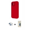 MARSİLYAN™- iPhone 11 Kılıf Yankı Yansıma Özel Seri - Siyah 6D Mat Seramik Hayalet Nano Ekran Koruyucu + Pers Alüminyum Kamera Lens - GI