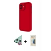 MARSİLYAN™- iPhone 11 Kılıf Yankı Yansıma Özel Seri - Siyah 6D Mat Seramik Hayalet Nano Ekran Koruyucu + Raze Metal Kamera Lens - KI