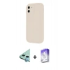 MARSİLYAN™- iPhone 11 Kılıf Yankı Yansıma Özel Seri - Siyah Bilvis 5in1 3D Magic Cam Ekran Koruyucu + Raze Metal Kamera Lens - MI