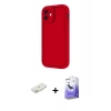 MARSİLYAN™- iPhone 11 Kılıf Yankı Yansıma Özel Seri - Siyah Bilvis 5in1 5D Magic Hayalet Cam Ekran Koruyucu + Renkli Kamera Lens Koruma Cam - TU