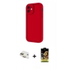 MARSİLYAN™- iPhone 11 Kılıf Yankı Yansıma Özel Seri - Siyah Buffer Cam Ekran Koruyucu + Pers Alüminyum Kamera Lens - GD