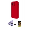 MARSİLYAN™- iPhone 11 Kılıf Yankı Yansıma Özel Seri - Siyah Buffer Cam Ekran Koruyucu + Raze Metal Kamera Lens - MR
