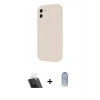 MARSİLYAN™- iPhone 11 Kılıf Yankı Yansıma Özel Seri - Siyah Joko Magic 5D Cam + Kamera Lens Koruma Cam - SF