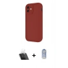 MARSİLYAN™- iPhone 11 Kılıf Yankı Yansıma Özel Seri - Siyah Joko Magic 5D Cam + Kamera Lens Koruma Cam - SF