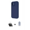 MARSİLYAN™- iPhone 11 Kılıf Yankı Yansıma Özel Seri - Siyah Joko Magic 5D Cam + Kamera Lens Koruma Cam - SF