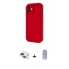MARSİLYAN™- iPhone 11 Kılıf Yankı Yansıma Özel Seri - Siyah Joko Magic 5D Cam + Pers Alüminyum Kamera Lens - LT