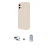 MARSİLYAN™- iPhone 11 Kılıf Yankı Yansıma Özel Seri - Siyah Joko Magic 5D Cam + Pers Alüminyum Kamera Lens - LT