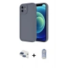 MARSİLYAN™- iPhone 11 Kılıf Yankı Yansıma Özel Seri - Siyah Joko Magic 5D Cam + Pers Alüminyum Kamera Lens - LT
