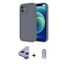 MARSİLYAN™- iPhone 11 Kılıf Yankı Yansıma Özel Seri - Siyah Joko Magic 5D Cam + Raze Metal Kamera Lens - MR