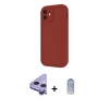 MARSİLYAN™- iPhone 11 Kılıf Yankı Yansıma Özel Seri - Siyah Joko Magic 5D Cam + Raze Metal Kamera Lens - MR