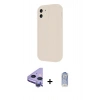 MARSİLYAN™- iPhone 11 Kılıf Yankı Yansıma Özel Seri - Siyah Joko Magic 5D Cam + Raze Metal Kamera Lens - MR
