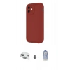 MARSİLYAN™- iPhone 11 Kılıf Yankı Yansıma Özel Seri - Siyah Joko Magic 5D Cam + Pers Alüminyum Kamera Lens - YL