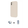 MARSİLYAN™- iPhone 11 Kılıf Yankı Yansıma Özel Seri - Siyah Joko Magic 5D Cam + Pers Alüminyum Kamera Lens - GI