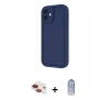 MARSİLYAN™- iPhone 11 Kılıf Yankı Yansıma Özel Seri - Siyah Joko Magic 5D Cam + Pers Alüminyum Kamera Lens - KI