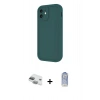 MARSİLYAN™- iPhone 11 Kılıf Yankı Yansıma Özel Seri - Siyah Joko Magic 5D Cam + Pers Alüminyum Kamera Lens - YL