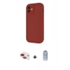 MARSİLYAN™- iPhone 11 Kılıf Yankı Yansıma Özel Seri - Siyah Joko Magic 5D Cam + Pers Alüminyum Kamera Lens - KI