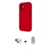 MARSİLYAN™- iPhone 11 Kılıf Yankı Yansıma Özel Seri - Siyah Joko Magic 5D Cam + Pers Alüminyum Kamera Lens - KI