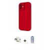 MARSİLYAN™- iPhone 11 Kılıf Yankı Yansıma Özel Seri - Siyah Joko Magic 5D Cam + Pers Alüminyum Kamera Lens - GD