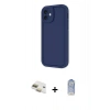 MARSİLYAN™- iPhone 11 Kılıf Yankı Yansıma Özel Seri - Siyah Joko Magic 5D Cam + Pers Alüminyum Kamera Lens - GD