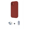 MARSİLYAN™- iPhone 11 Kılıf Yankı Yansıma Özel Seri - Siyah Joko Magic 5D Cam + Pers Alüminyum Kamera Lens - GI