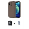 MARSİLYAN™- iPhone 11 Kılıf Yankı Yansıma Özel Seri - Siyah Joko Magic 5D Cam + PVD Metal Kamera Lens - MI