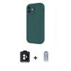 MARSİLYAN™- iPhone 11 Kılıf Yankı Yansıma Özel Seri - Siyah Joko Magic 5D Cam + PVD Metal Kamera Lens - MI