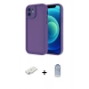 MARSİLYAN™- iPhone 11 Kılıf Yankı Yansıma Özel Seri - Siyah Joko Magic 5D Cam + Renkli Kamera Lens Koruma Cam - SI